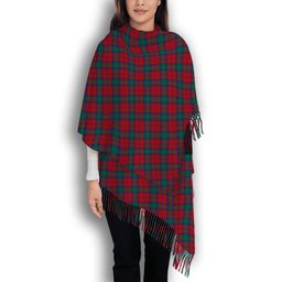ScotsTee Shop Scottish Auchinleck Solf Tartan Plaid Tassel Winter Scarf