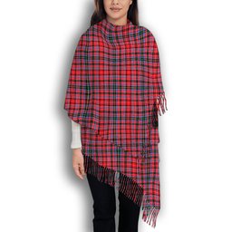 ScotsTee Shop Scottish Aberdeen SC Solf Tartan Plaid Tassel Winter Scarf