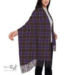 ScotsTee Shop Scottish Anderson W L Anderson, Stirling Solf Tartan Plaid Tassel Winter Scarf