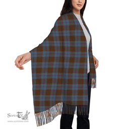 ScotsTee Shop Scottish Anderson MacGregor Hastie 4 Solf Tartan Plaid Tassel Winter Scarf