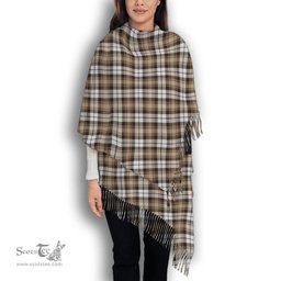 ScotsTee Shop Scottish Baillie Dress Modern Clan Solf Tartan Plaid Tassel Winter Scarf