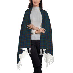 ScotsTee Shop Scottish Buchanan Hunting Modern Solf Tartan Plaid Tassel Winter Scarf