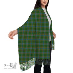 ScotsTee Shop Scottish Balfour Hunting Solf Tartan Plaid Tassel Winter Scarf