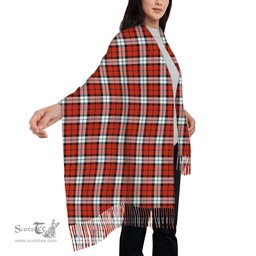 ScotsTee Shop Scottish Brodie Dress Ancient Solf Tartan Plaid Tassel Winter Scarf
