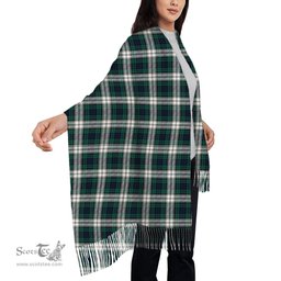 ScotsTee Shop Scottish Black Watch Dress Modern Solf Tartan Plaid Tassel Winter Scarf