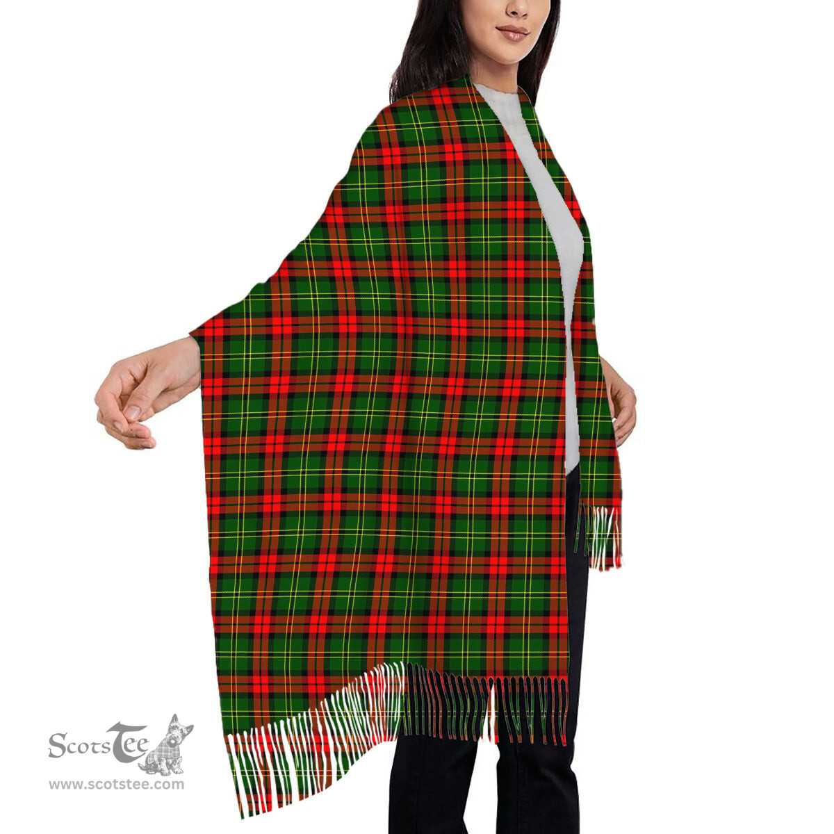 ScotsTee Shop Scottish Blackstock Solf Tartan Plaid Tassel Winter Scarf