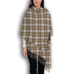 ScotsTee Shop Scottish Baillie Dress Ancient Clan Solf Tartan Plaid Tassel Winter Scarf