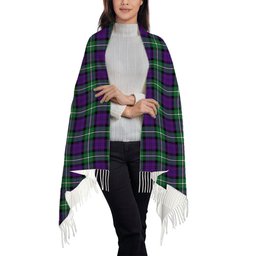 ScotsTee Shop Scottish Baillie Highland Society Ancient Solf Tartan Plaid Tassel Winter Scarf