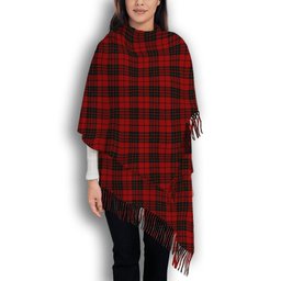 ScotsTee Shop Scottish Brodie Clan Solf Tartan Plaid Tassel Winter Scarf