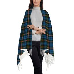 ScotsTee Shop Scottish Blanton Dress Solf Tartan Plaid Tassel Winter Scarf