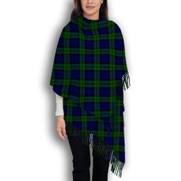 ScotsTee Shop Scottish Bannatyne SC Solf Tartan Plaid Tassel Winter Scarf