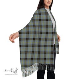 ScotsTee Shop Scottish Bell of the Borders Solf Tartan Plaid Tassel Winter Scarf