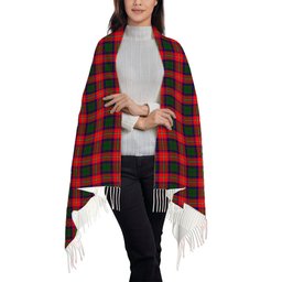 ScotsTee Shop Scottish Belsches Solf Tartan Plaid Tassel Winter Scarf