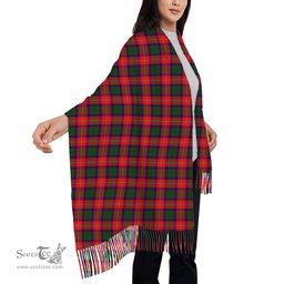 ScotsTee Shop Scottish Belsches Solf Tartan Plaid Tassel Winter Scarf