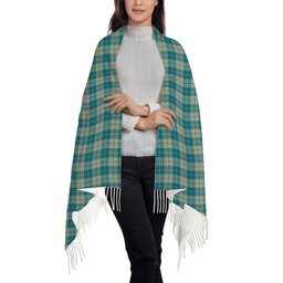 ScotsTee Shop Scottish Barclay Hunting #2 Ancient Clan Solf Tartan Plaid Tassel Winter Scarf