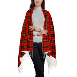 ScotsTee Shop Scottish Brodie Modern Solf Tartan Plaid Tassel Winter Scarf