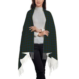 ScotsTee Shop Scottish Buchanan Hunting Solf Tartan Plaid Tassel Winter Scarf