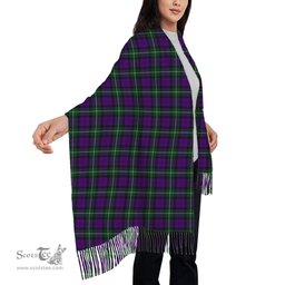 ScotsTee Shop Scottish Baillie Highland Society Solf Tartan Plaid Tassel Winter Scarf