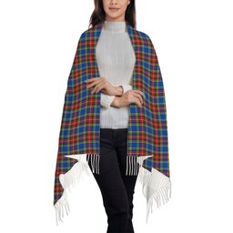 ScotsTee Shop Scottish Bethune Solf Tartan Plaid Tassel Winter Scarf