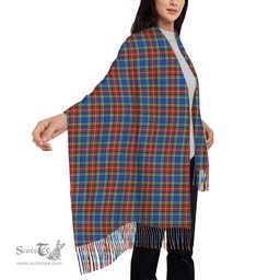 ScotsTee Shop Scottish Bethune Solf Tartan Plaid Tassel Winter Scarf
