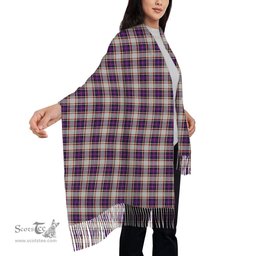 ScotsTee Shop Scottish Bruce of Kinnaird Dress (Dance) Solf Tartan Plaid Tassel Winter Scarf