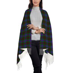ScotsTee Shop Scottish Brodie Hunting Modern Solf Tartan Plaid Tassel Winter Scarf