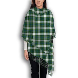 ScotsTee Shop Scottish Black Watch Dress Ancient Solf Tartan Plaid Tassel Winter Scarf