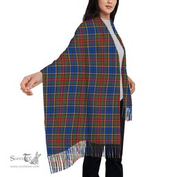 ScotsTee Shop Scottish Beattie (Beatty) Modern Solf Tartan Plaid Tassel Winter Scarf