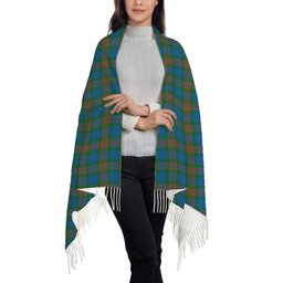 ScotsTee Shop Scottish Buchanan Hunting Ancient Solf Tartan Plaid Tassel Winter Scarf