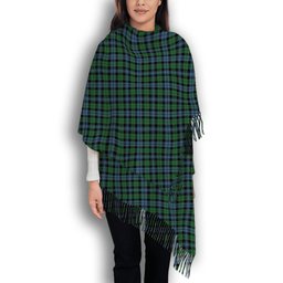 ScotsTee Shop Scottish Black Watch #3 Ancient Solf Tartan Plaid Tassel Winter Scarf