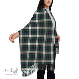 ScotsTee Shop Scottish Blair Dress Modern Solf Tartan Plaid Tassel Winter Scarf