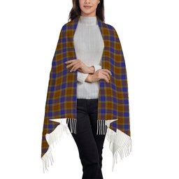 ScotsTee Shop Scottish Balfour Modern Solf Tartan Plaid Tassel Winter Scarf