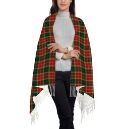 ScotsTee Shop Scottish Buchanan of Leny Solf Tartan Plaid Tassel Winter Scarf