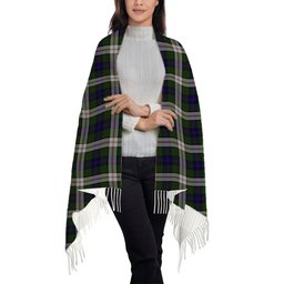 ScotsTee Shop Scottish Blair Dress Solf Tartan Plaid Tassel Winter Scarf