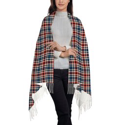 ScotsTee Shop Scottish Bell Border (Bell Southern Bell) Ancient Solf Tartan Plaid Tassel Winter Scarf