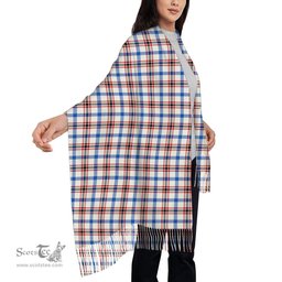 ScotsTee Shop Scottish Boswell Dress Modern Solf Tartan Plaid Tassel Winter Scarf