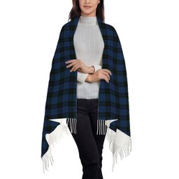 ScotsTee Shop Scottish Clergy Green lines 1 Solf Tartan Plaid Tassel Winter Scarf