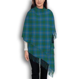 ScotsTee Shop Scottish Burns of California Ancient Solf Tartan Plaid Tassel Winter Scarf