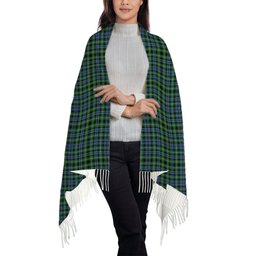 ScotsTee Shop Scottish Campbell of Argyll 1815 Ancient 2 Solf Tartan Plaid Tassel Winter Scarf