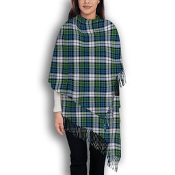 ScotsTee Shop Scottish Colquhoun Dress Ancient Solf Tartan Plaid Tassel Winter Scarf