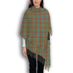 ScotsTee Shop Scottish Currie of Arran Ancient Clan Solf Tartan Plaid Tassel Winter Scarf