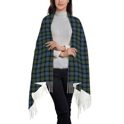 ScotsTee Shop Scottish Cameron of Erracht Ancient Solf Tartan Plaid Tassel Winter Scarf