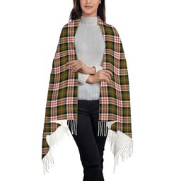 ScotsTee Shop Scottish Carnegie Dress Ancient Solf Tartan Plaid Tassel Winter Scarf