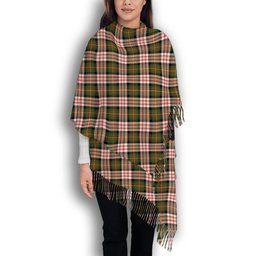 ScotsTee Shop Scottish Carnegie Dress Ancient Solf Tartan Plaid Tassel Winter Scarf