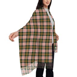 ScotsTee Shop Scottish Carnegie Dress Ancient Solf Tartan Plaid Tassel Winter Scarf