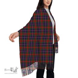 ScotsTee Shop Scottish Crozier Solf Tartan Plaid Tassel Winter Scarf