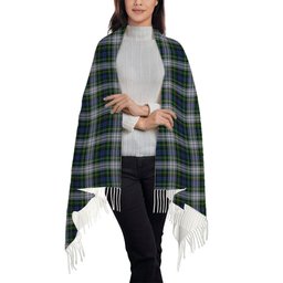 ScotsTee Shop Scottish Campbell of Lochnell Dress Solf Tartan Plaid Tassel Winter Scarf