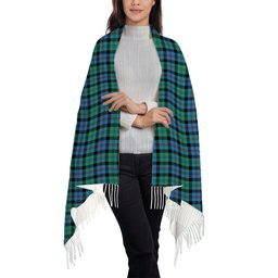 ScotsTee Shop Scottish Campbel of Cawdor Ancient Solf Tartan Plaid Tassel Winter Scarf