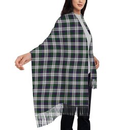 ScotsTee Shop Scottish Campbell of Cawdor Dress Solf Tartan Plaid Tassel Winter Scarf