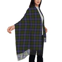ScotsTee Shop Scottish Cochrane 1984 Solf Tartan Plaid Tassel Winter Scarf